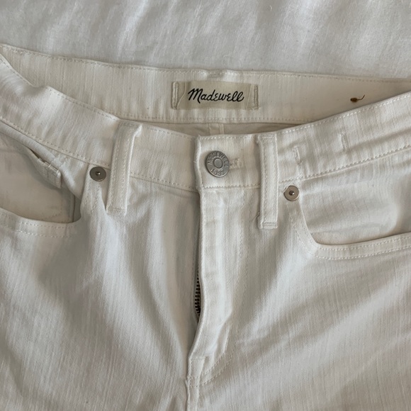Madewell Denim - White Madewell skinny jeans